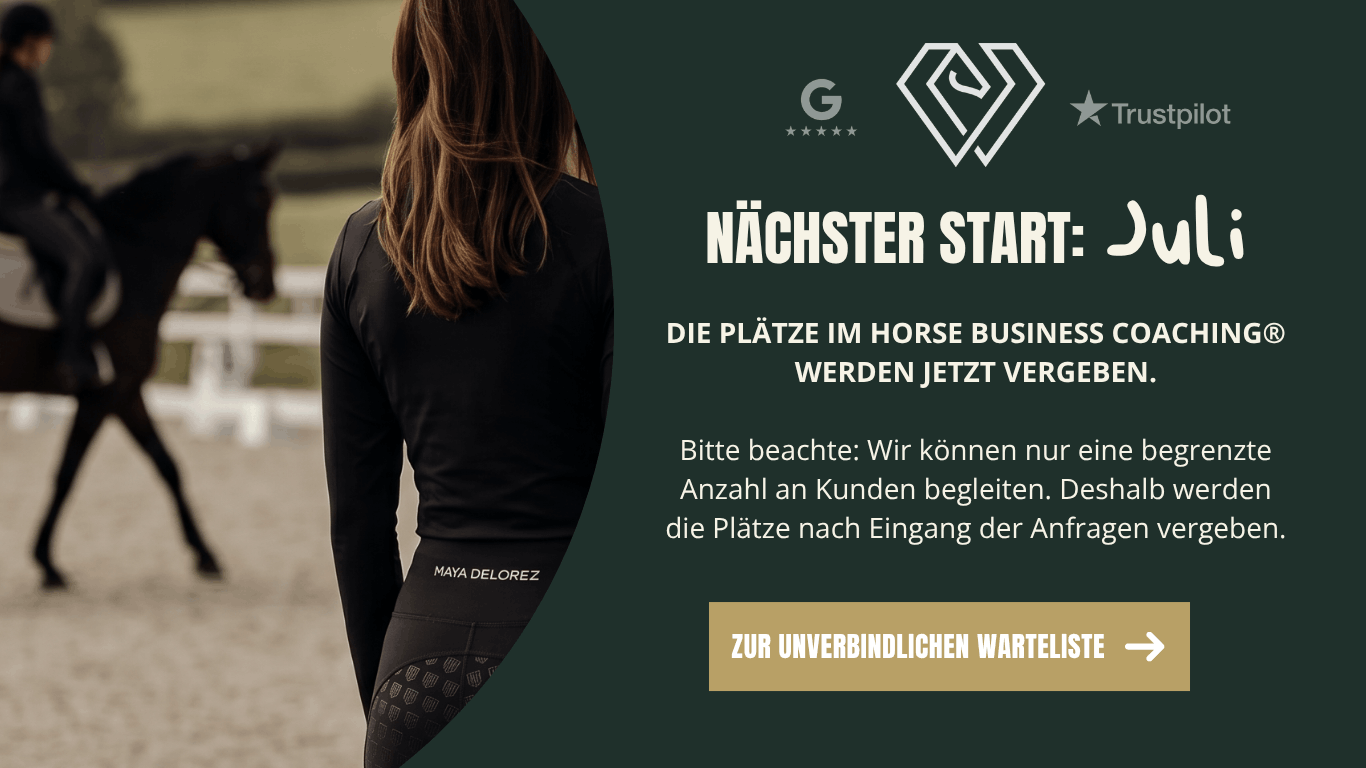 Nächster Start Juli - Horse Business Coaching Warteliste